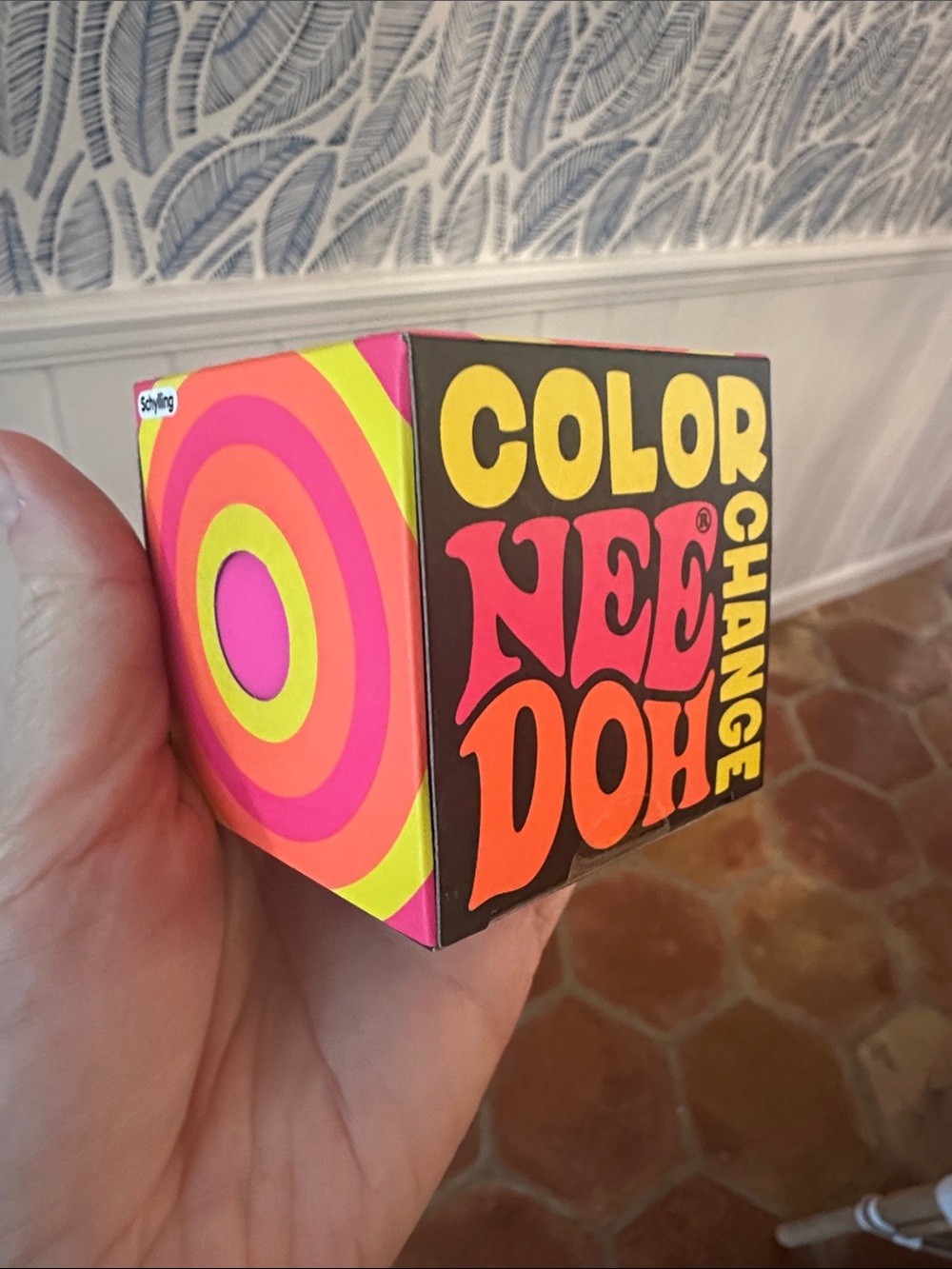 Schylling NeeDoh Color Change Sensory Ball - Pink